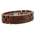 Bracelet en bois de santal en gros, artisanat exquis Bracelet en bois cadeaux